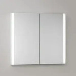KEUCO Somaris Spiegelschrank mit Beleuchtung 14512002101 80 x 71 x 11,5 cm,