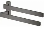 hansgrohe Axor Handtuchhalter 42821340 409mm, 2-armig, schwenkbar, brushed black