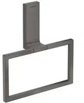 hansgrohe Axor Handtuchring 42623340 eckig, schwenkbar, brushed black chrome