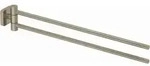 Kludi VELA S Doppel-Handtuchstange 25977N5 L&auml;nge 440MM Stainless Brushed...