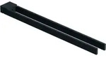 Kludi VELA C Doppel-Handtuchstange 3197739 L&auml;nge = 430MM mattschwarz