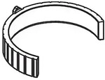hansgrohe Anschlagring 92211000 chrom, 120Grad Focus/Talis
