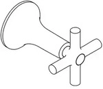 hansgrohe Terrano Griff chrom Axor 37293000