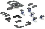 Geberit Duofix Duschwannenablauf 551556001 mit 5 F&uuml;&szlig;en, Sperrwasserh&ouml;he 30mm