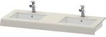 Duravit DuraStyle Waschtisch-Konsole DS829C09191 55x80x10cm, 2 Ausschnitte, Taupe