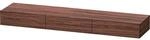 Duravit DuraStyle Schubkastenablage DS827302121 180 x 44 cm, 3 Schubk&auml;sten, nussbaum