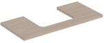 Geberit One Waschtisch-Platte 505284005 105 x 3 x 47 cm, Eiche/Melamin Holzstruktur,