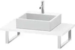 Duravit L-Cube Konsole LC106C08585 St&auml;rke 3 cm, wei&szlig; hochglanz, f&uuml;r Aufsatzbecken,