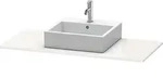 Duravit XSquare Konsole XS060D02222 80x55cm, mit 1 Ausschnitt, wei&szlig; hochglanz