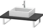Duravit L-Cube Konsole LC102C08080 St&auml;rke 4.5 cm, graphit supermatt, f&uuml;r