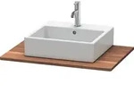 Duravit XSquare Massivholzkonsole XS061D07777 80 x 55 cm, Amerikanisch Nussbaum, mit