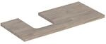Geberit One Waschtisch-Platte 505294006 105 x 3 x 47 cm, Nussbaum hickory/Melamin