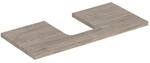 Geberit One Waschtisch-Platte 505274006 105 x 3 x 47 cm, Nussbaum hickory/Melamin