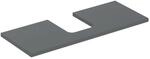 Geberit One Waschtisch-Platte 505275003 120 x 3 x 47 cm, lava/lackiert matt,