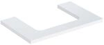 Geberit One Waschtisch-Platte 505282001 75 x 3 x 47 cm, wei&szlig;/lackiert hochgl&auml;nzend,