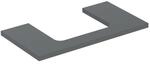 Geberit One Waschtisch-Platte 505283003 90 x 3 x 47 cm, lava/lackiert matt,