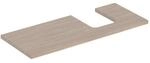 Geberit One Waschtisch-Platte 505315005 120 x 3 x 47 cm, Eiche/Melamin Holzstruktur,