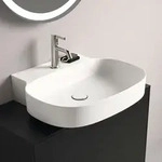 Ideal Standard Linda-X Waschtisch T4393V1 1 Hahnloch, ohne &Uuml;berlauf, 600 x 500...
