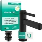 hansgrohe Finoris Einhebel-Waschtischarmatur 76012670 ComfortZone 100, mit