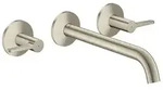 hansgrohe AXOR One 3-Loch Waschtischarmatur 48160820 Unterputz, Ausladung 220mm,