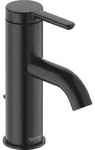 Duravit C.1 Waschtischarmatur S C11013001046 MinusFlow, mit Zugstange, Schwarz...