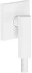 hansgrohe FixFit Fine E Wandanschluss 28883700 mit R&uuml;ckflussverhinderer, E, eckig,
