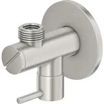 Steinberg Serie 100 Eckventil 1001640BN 1/2" x 3/8", mit Schmutzfilter, Brushed