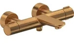 Duravit Wave Wannenarmatur WA5220000004 Aufputz, Ab- und Umstellventil, Bronze