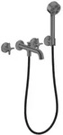 hansgrohe AXOR One 3-Loch Wannenarmatur 48443340 Unterputz, Ausladung 220mm, mit