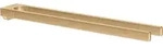 KEUCO Moll Handtuchhalter 12718250000 starr, 2-armig, 450 mm, Messing geb&uuml;rstet
