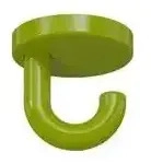 Hewi 477 Unterkopf-Haken 477.90.01574 50mm, apfelgr&uuml;n