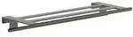 hansgrohe AddStoris S Handtuchablage 41781340 mit Handtuchhalter, Wandmontage,