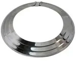 Bertrams Alu Rosette 14RO110-135 &Oslash; 110-135 mm, verstellbar, mit Klammer, vernickelt