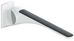 Hewi 802 LifeSystem St&uuml;tzklappgriff 802.50.40160GU 600, wei&szlig; hochglanz/anthrazit
