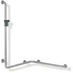 Hewi 805 Dusch-/Wannenhandlauf 805.35.220L92 1250 x 762 mm, Brausehalter...