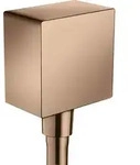 hansgrohe Axor Schlauchanschluss 36732300 eckig, mit R&uuml;ckflussverhinderer,...