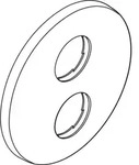 hansgrohe Rosette f&uuml;r iBox universal E chrom 97440000