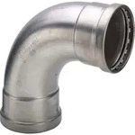 Viega Sanpress Inox XL-Bogen 577988 64 mm, 90&deg;, Edelstahl, SC-Contur
