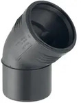Geberit Silent PP Bogen 390622141 DN 125, 45&deg;, schalloptimiert