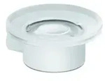 Kludi VELA R Seifenschale 5898553 transparentes Glas mattwei&szlig;