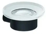 Kludi VELA R Seifenschale 5898539 transparentes Glas mattschwarz