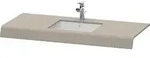 Duravit DuraStyle Waschtisch-Konsole DS828C04343 55x80x10cm, 1 Ausschnitt,...