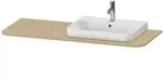 Duravit Happy D.2 Waschtisch-Konsole HP031KR7171 130 x 55 cm, mit 1 Ausschnitt,