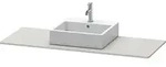 Duravit XSquare Konsole XS060GM0707 140x55cm, mit 1 Ausschnitt, mittig,...