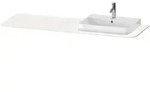 Duravit Happy D.2 Plus Waschtisch-Konsole HP031HR2222 160x55cm, mit 1 Ausschnitt,