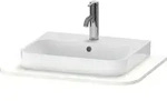 Duravit Happy D.2 Plus Waschtisch-Konsole HP031B03636 65x48cm, mit 1 Ausschnitt,
