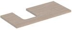 Geberit One Waschtisch-Platte 505294005 105 x 3 x 47 cm, Eiche/Melamin Holzstruktur,