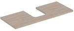Geberit One Waschtisch-Platte 505275005 120 x 3 x 47 cm, Eiche/Melamin Holzstruktur,