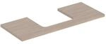 Geberit One Waschtisch-Platte 505285005 120 x 3 x 47 cm, Eiche/Melamin...