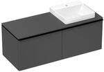 hansgrohe Xelu Q Konsole 54098910 1360 x 550 mm, Ausschnitt rechts, 540 x 480 mm,